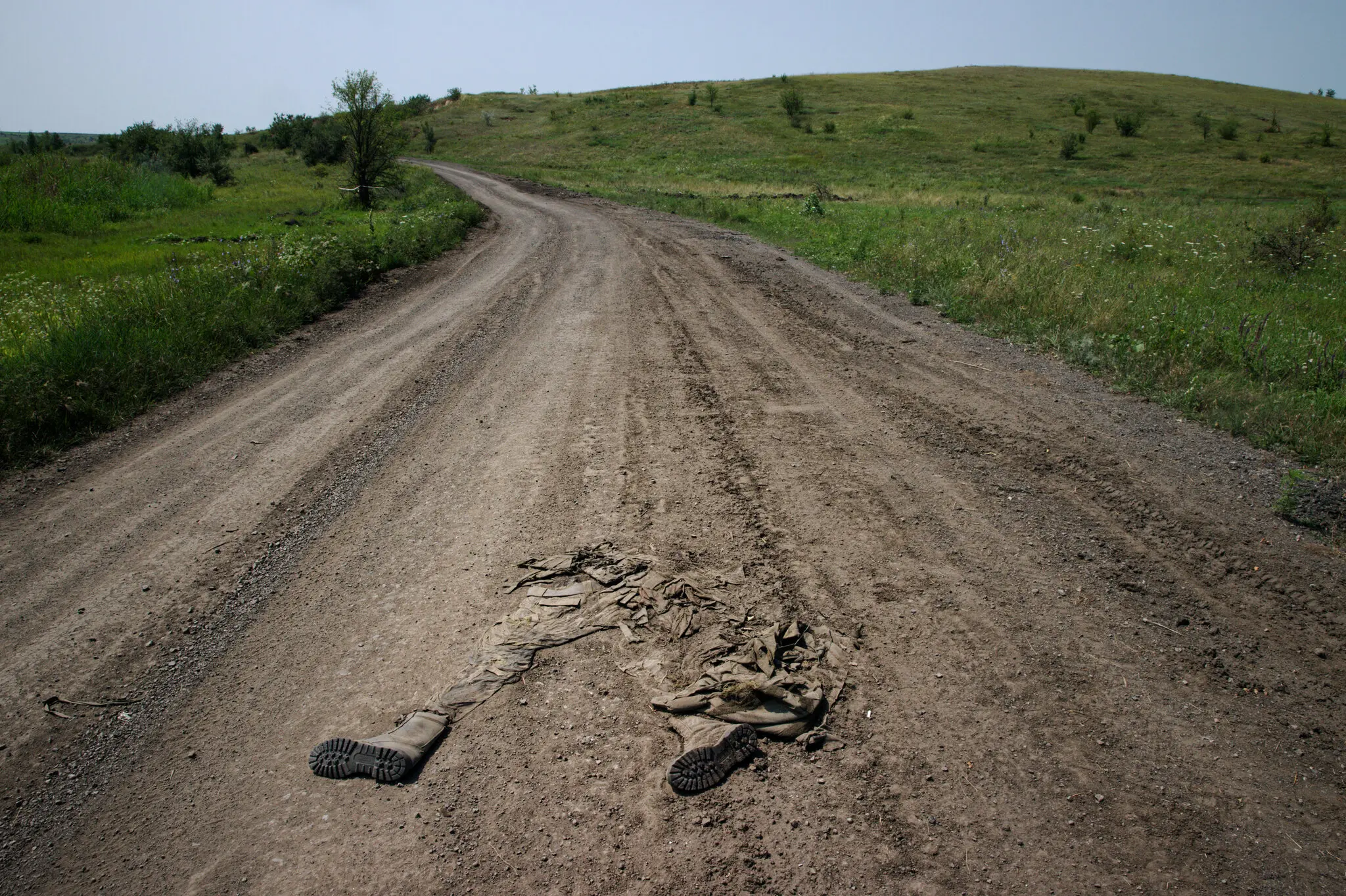 Тіло російського військового в липні в Запорізькій області, де Україна вела контрнаступ.